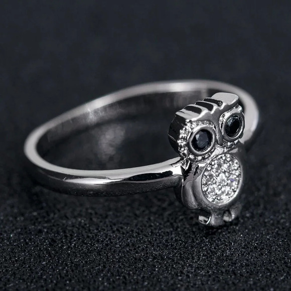 💞  925 Silver Plated 3A CZ Cute Ring for Men Women, FB16FA1042 - Picture 1 of 6